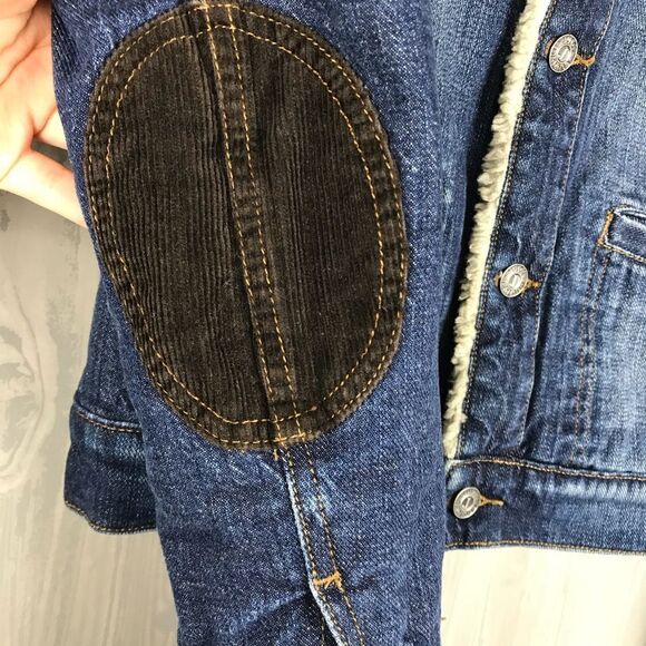 Juicy couture sherpa lined denim jacket - Picture 4 of 8